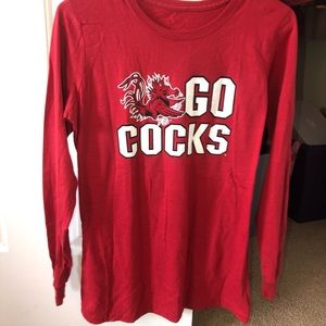Long sleeve gamecocks t shirt